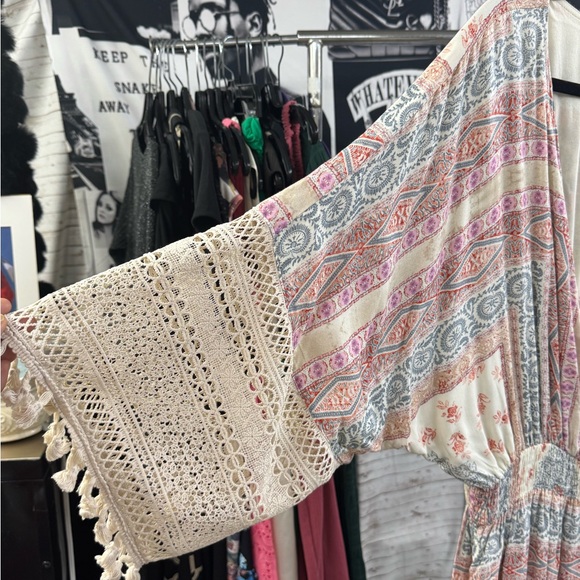 Away Multicolor Boho Maxi Dress - Picture 2 of 7